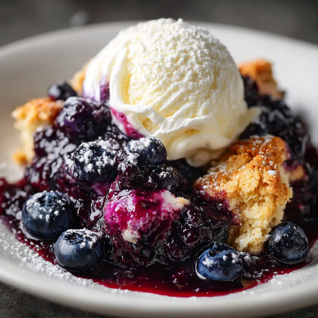 Whole Wheat & Oat Healthy Blueberry Cobbler: Simple Swaps